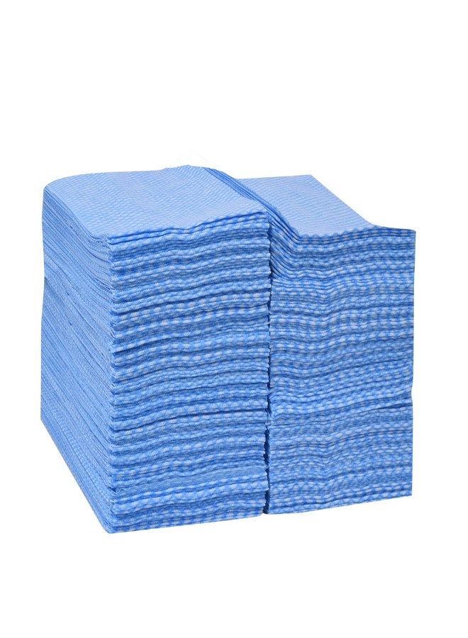 Tork Foodservice Cleaning Towel Blue/White Self Dispensing, 1/4 Folded, 1 x 240 Cloths, 192181A - Image 2